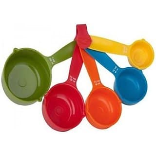 5 Pcs Colorful Plastic Measuring Spoon Set