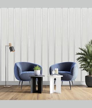 Wooden Lowers Wallpaper for Wall Sticker for Home,Office 45x500cm Sticker Wallpaper Peel and Stick Hexagon Removable Self Adhesive Waterproof Wallpaper(Pack of 1) (Grey Silver)
