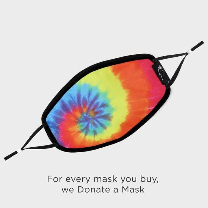 Tie Dye Face Mask view 3