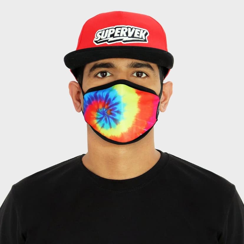 Tie Dye Face Mask view 4