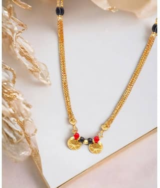 KRIMO Golden Mangalsutra ( Pack of 1 )