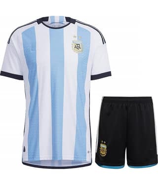 ARGENTINA HOME SET JERSEY & SHORTS 2022 WORLD CUP FOR MEN & WOMEN