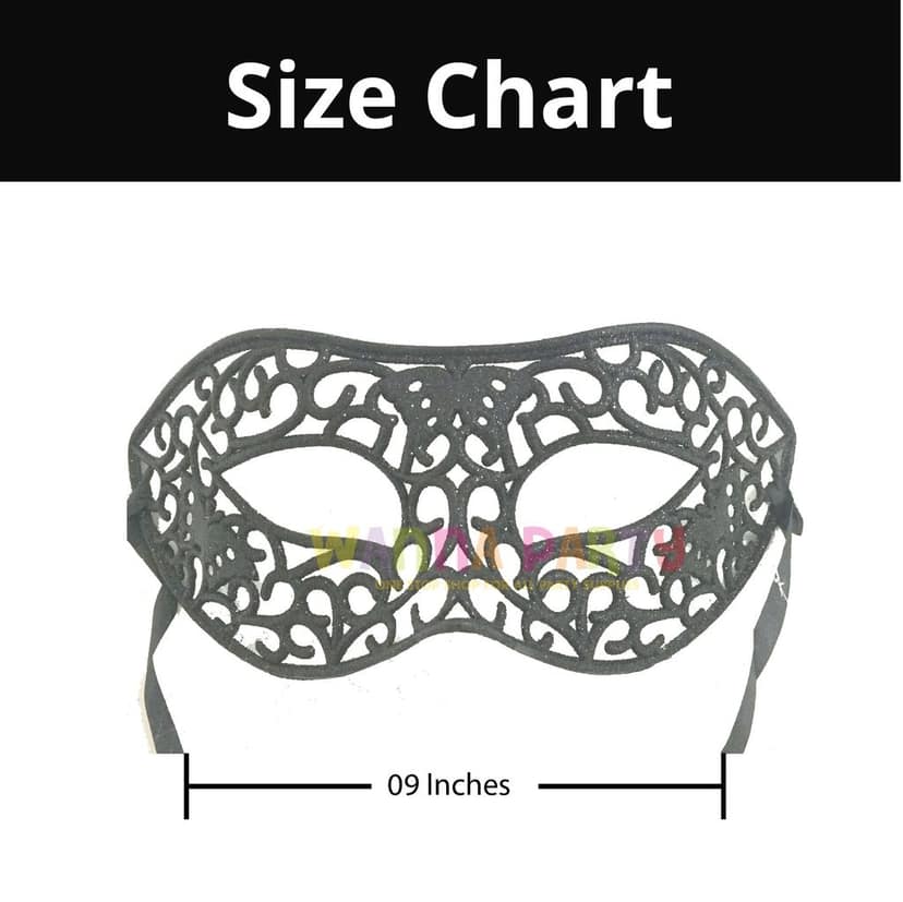 Masquerade Men Mask Black view 9