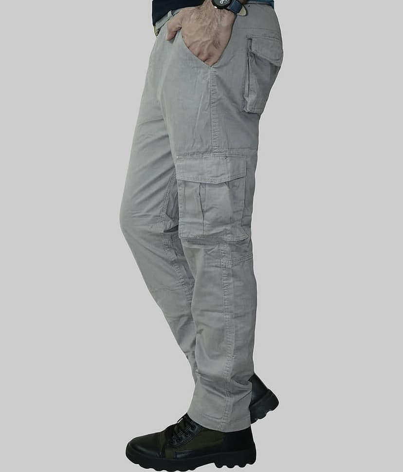 HYMEN LEGIONS Regular Flat Men's Cargos - Off White ( Pack of 1 ) view 2
