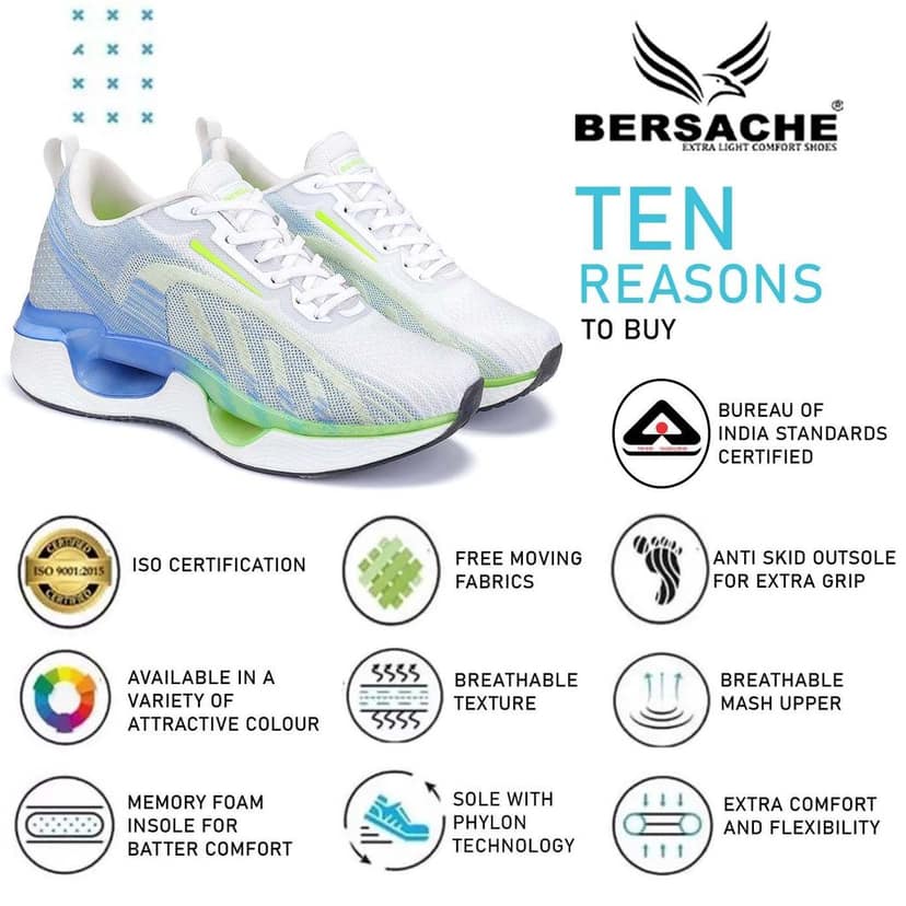 Bersache Premium Sports ,walking,Gym,cricket, Trending Running Shoes For Men's view 7