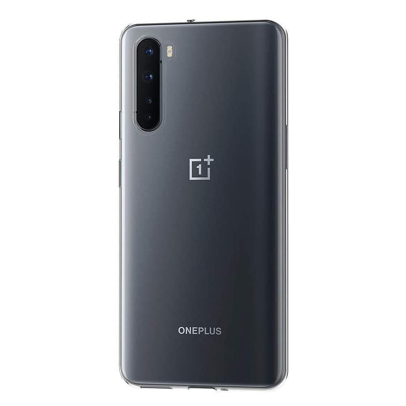 AICEK Case Compatible for OnePlus Nord, Transparent Silicone Cover for OnePlus Nord Bumper Covers Clear Case (6.44 inch) view 2