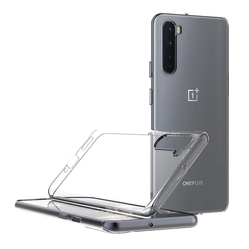 AICEK Case Compatible for OnePlus Nord, Transparent Silicone Cover for OnePlus Nord Bumper Covers Clear Case (6.44 inch) view 5