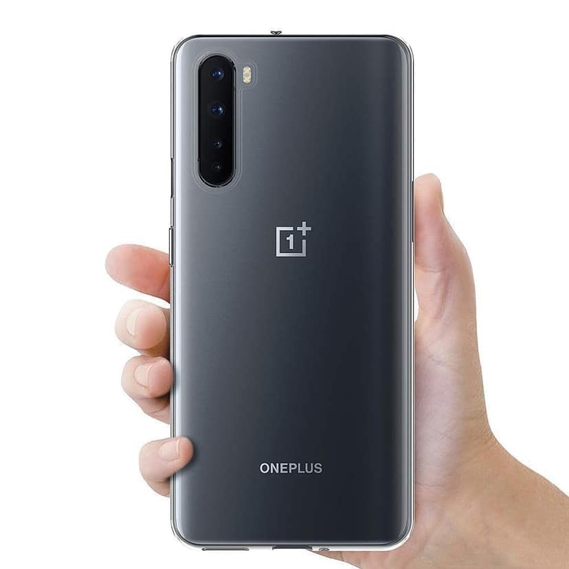 AICEK Case Compatible for OnePlus Nord, Transparent Silicone Cover for OnePlus Nord Bumper Covers Clear Case (6.44 inch) view 7