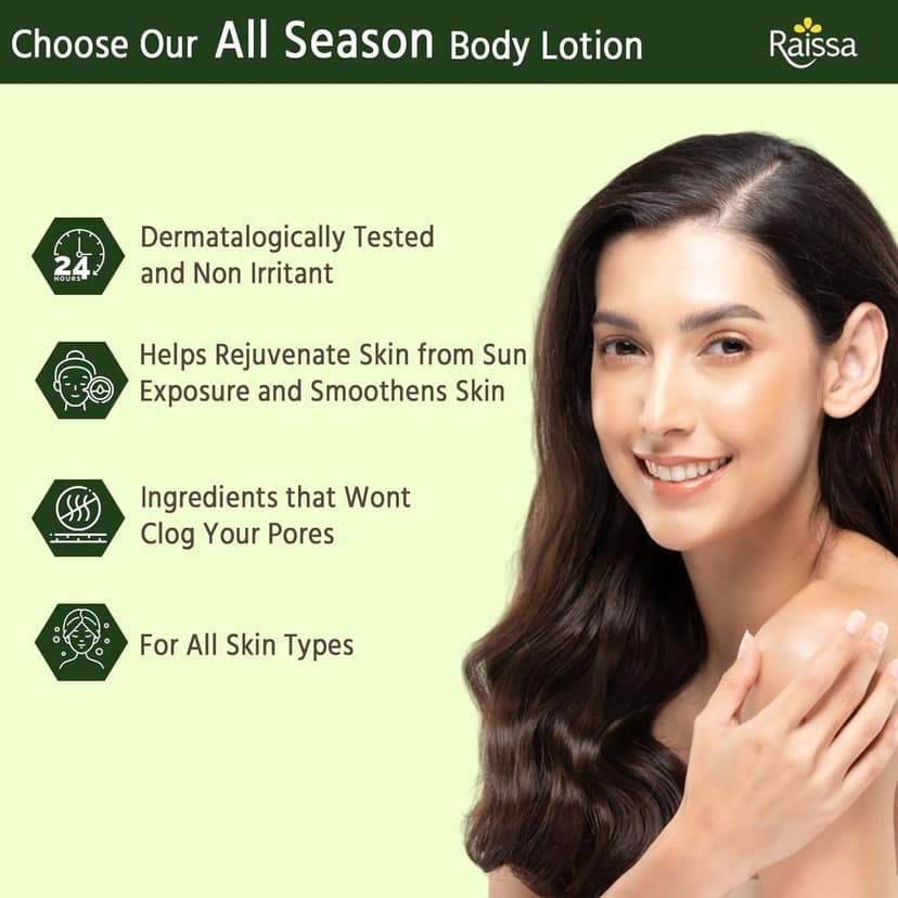 Raissa Body Lotion - Aloe Smooth, 300ml view 5