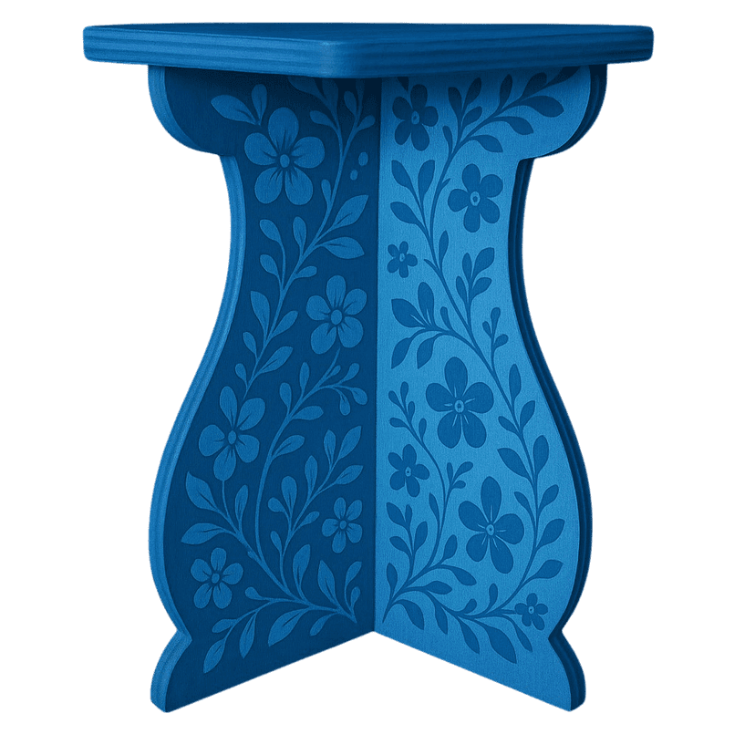Portable Wooden Stool Medium Size
