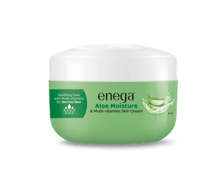 Enega Aloe Vera & Multivitamin Cream | Deep Moisture & Glow Boost | 100ml