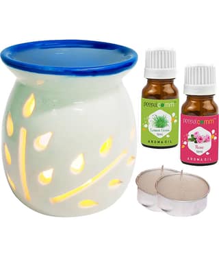 Peepalcomm Ceramic Aroma Oils & Diffusers Set - Pack of 5