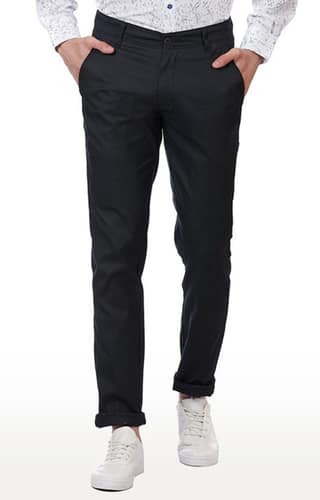 TAHVO Men Black Chinos