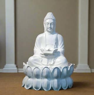 Buddha Fountain Poly Resin Pump (65x65x90 cm) Mothers day Gift Diwali Decory Christmas Sale Return Gifts