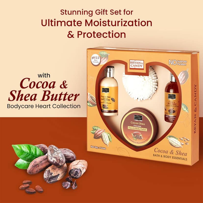 Bryan & Candy Cocoa White Heart Kit Combo Gift Set For Women And Men view 2