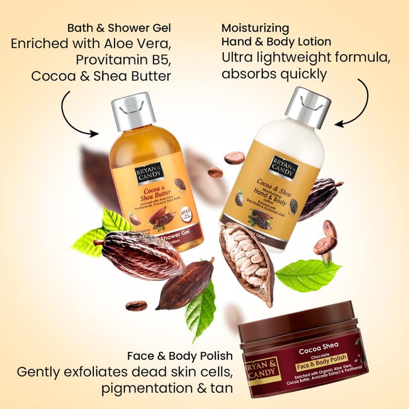 Bryan & Candy Cocoa White Heart Kit Combo Gift Set For Women And Men view 5
