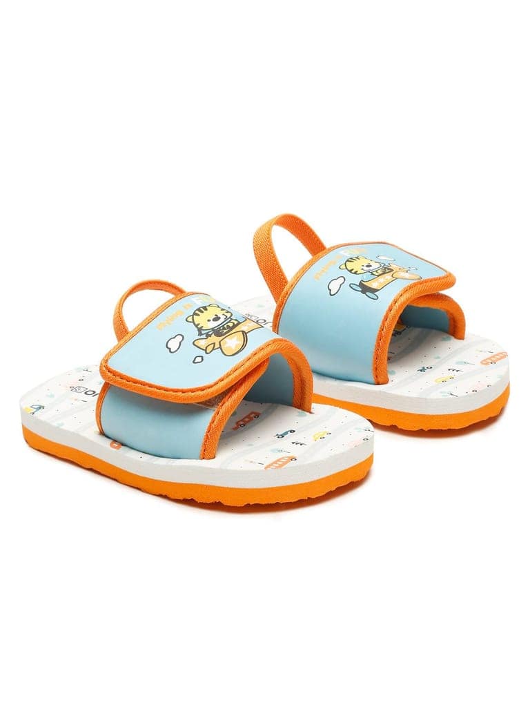 Premium FLYING-CAT Sliders - Orange (Unisex) view 4