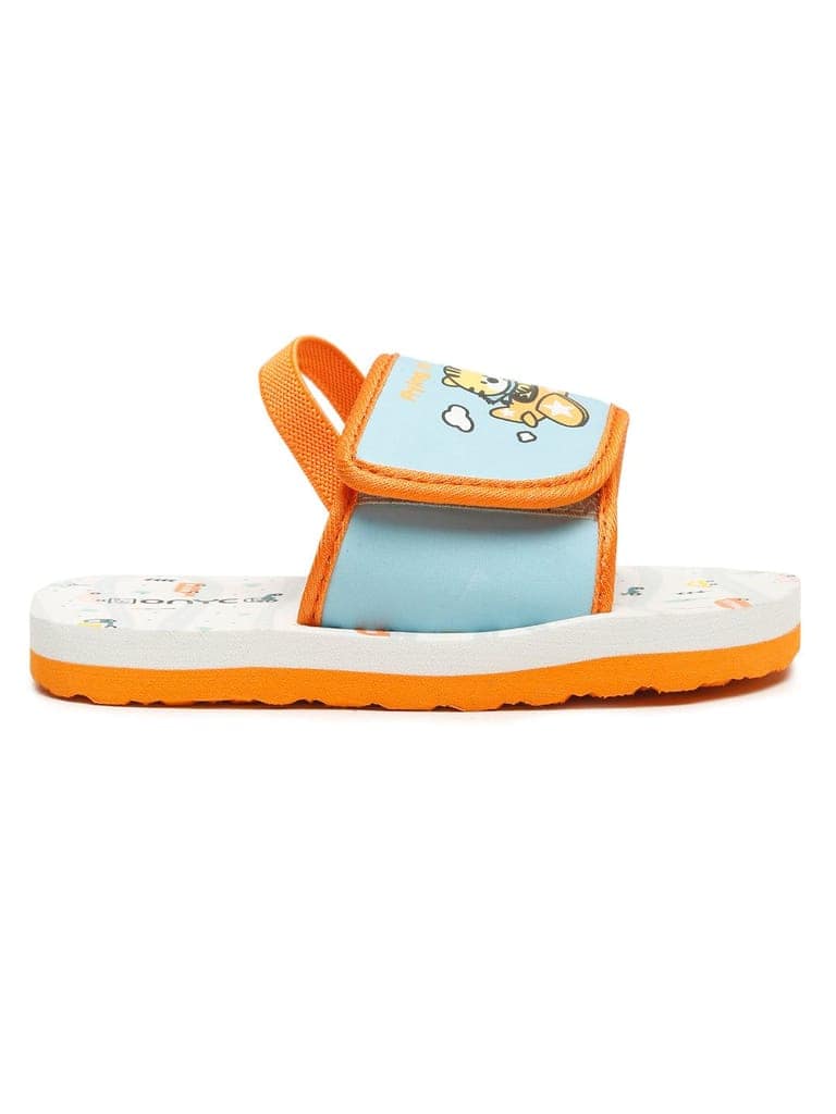Premium FLYING-CAT Sliders - Orange (Unisex) view 5