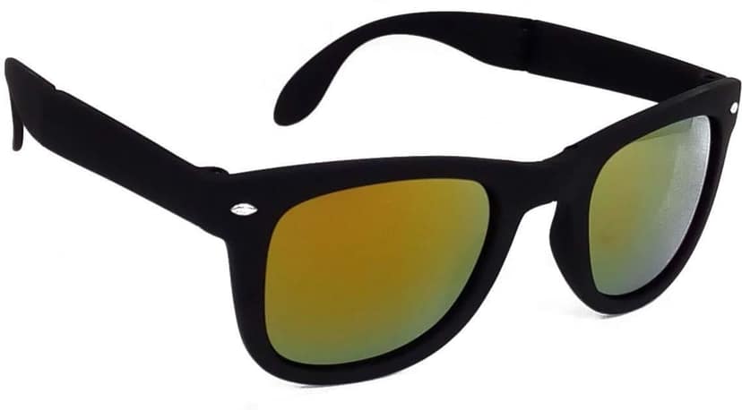 HRINKAR Unisex Rectangular Sunglasses Black & Grey Frame, Pink & Grey Lens (Medium) - Pack of 2 view 6