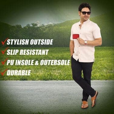 Pack of 2 Men's Sandals + Free Watch Sunglasses & Wallet (SW81) view 5