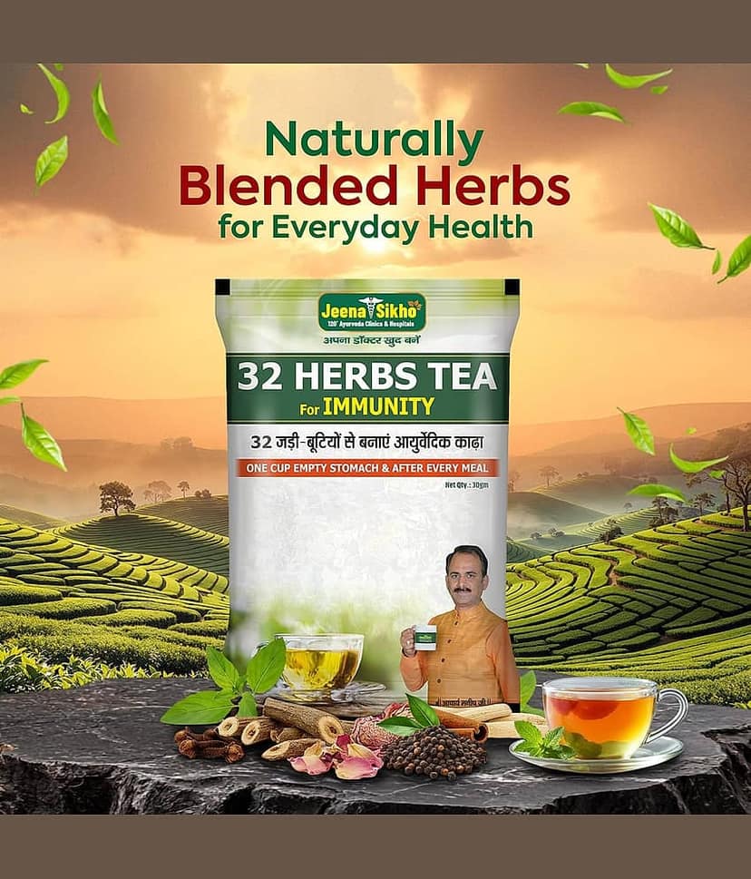 Jeena Sikho 32 Herbs Tea | Good For Body Detox and Wellness, 30gm view 5