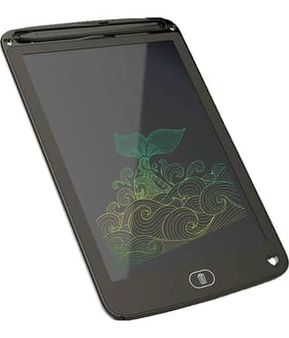 Portronics Ruffpad 8.5M Multicolor LCD Writing Pad with Screen 21.5cm (8.5-inch) for Drawing, Playing, Handwriting Gifts for Kids & Adults(Black)