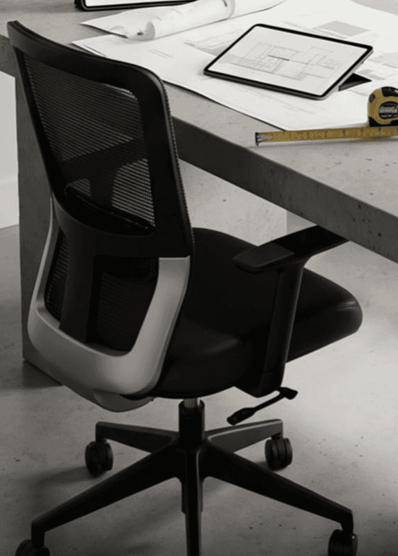 Ergonomic High-Back Mesh Office Chair with Adjustable Arms view 3