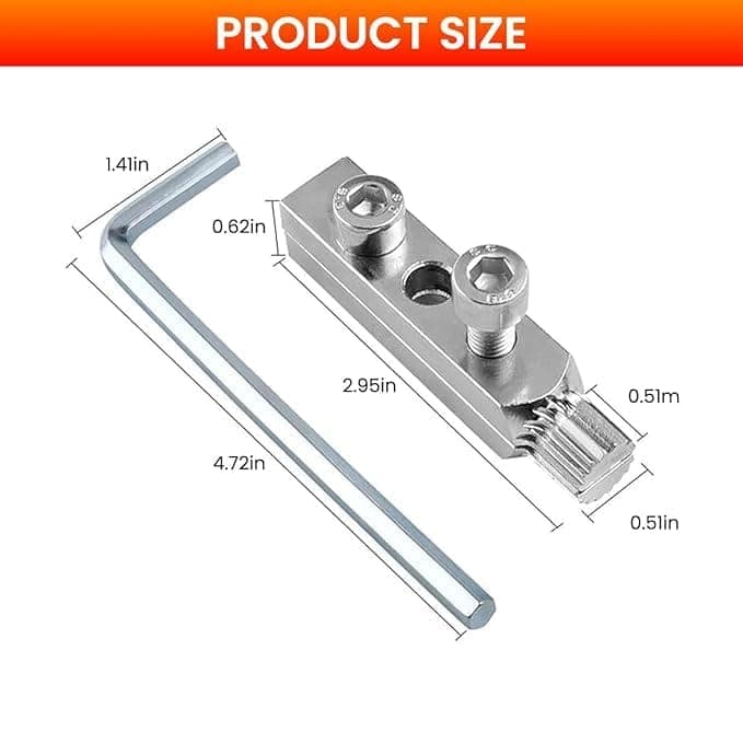 Faucet Angle Valve Broken Wire Extractor Adjustable Broken Valve Extractor Universal Screw Extractor Tool Broken Bolt Remover for 1/2 in and 3/4 in Stripped Thread, Stainless Steel Made view 2