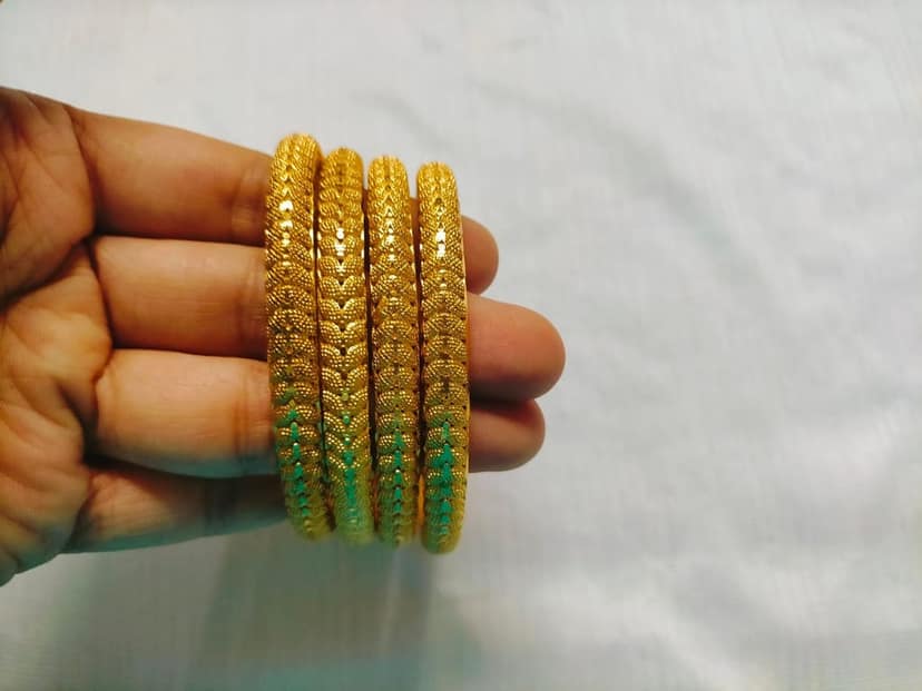 One Gram Gold Plated Bangles view 3