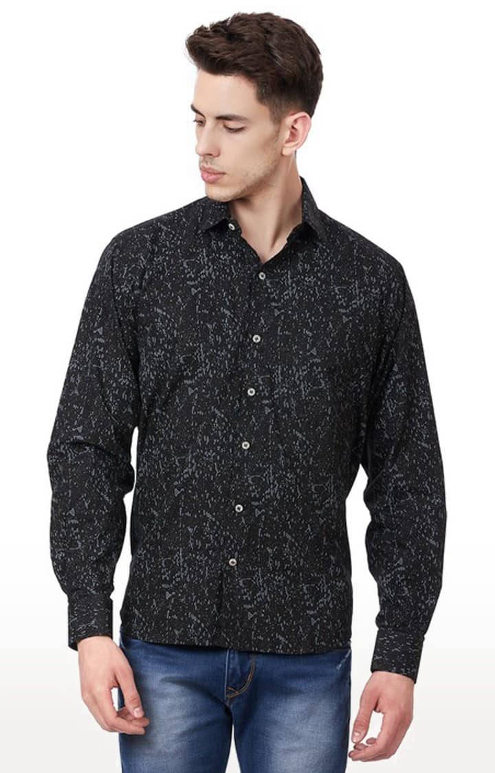 Tahvo Men Black Shirt