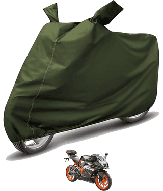 Auto Hub Bike Body Cover for KTM Rc 200 ( Pack of 1 ) , Green