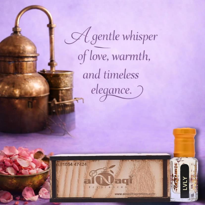 alnaqi fragrances LVLY Attar 12ml - Luxury Love-Potion-Perfume, No Alcohol Concentrated Sweet-Oil, Premium True-Love-Fragrance, Original Ladies-Ittar view 3
