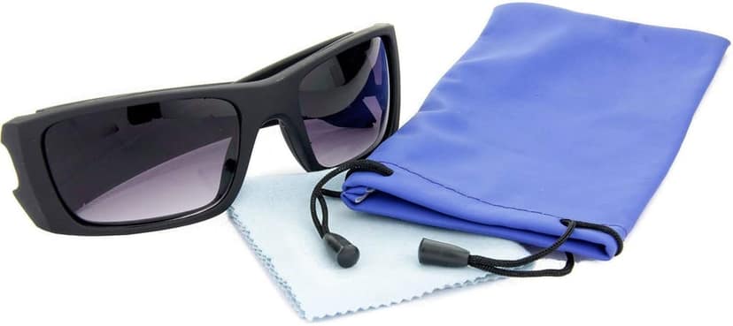 HRINKAR Men Sports Sunglasses Black Frame, Blue & Grey Lens (Medium) - Pack of 2 view 7