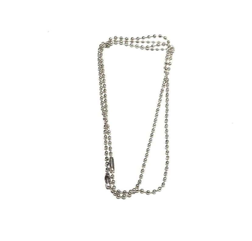 Generic Nawani Valentine Day Special Love Heart 2 Piece Silver Chain Locket Pendant for Boys and Girls view 5