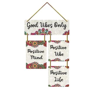 Wall Hangings for Home Decoration Items for Living Room Decor Welcome Home Wall Hanging for Home Office Decoration Handmade Craft Decorative Wall Art (WH2904)