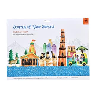 DIY Colouring kit Journey of River Yamuna