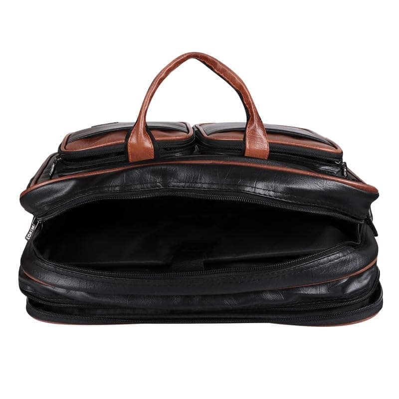 LOREM 28L Messenger Bag For Men - Faux Leather view 6