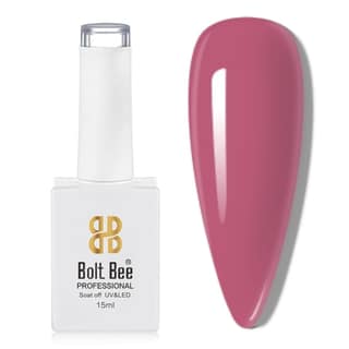 Bolt Bee Dark Pink Color Gel Nail Polish Soak Off UV Gel DIY at Home Manicure Salon Nail Art (158, 15ml) Bolt Bee Dark Pink Color Gel Nail Polish Soak Off UV Gel DIY at Home Manicure Salon Nail Art (158, 15ml) - 158 / 15 ml (Pack of 1)