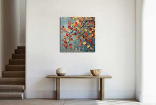 SELECTIVE SOFT LEAFE 24in X 24in WITH BLACK FRAME