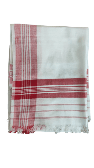 TRADITIONAL ASSAMESE HANDWOVEN SMALL GAMOSA