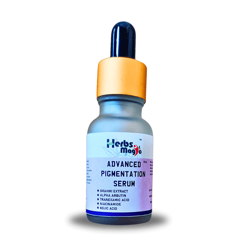 Herbs Magic Advanced Pigmentation Serum for Pigmentation & Dark Spots Removal | Remove Blemishes, Acne Marks & Tanning 15ml for women and mans