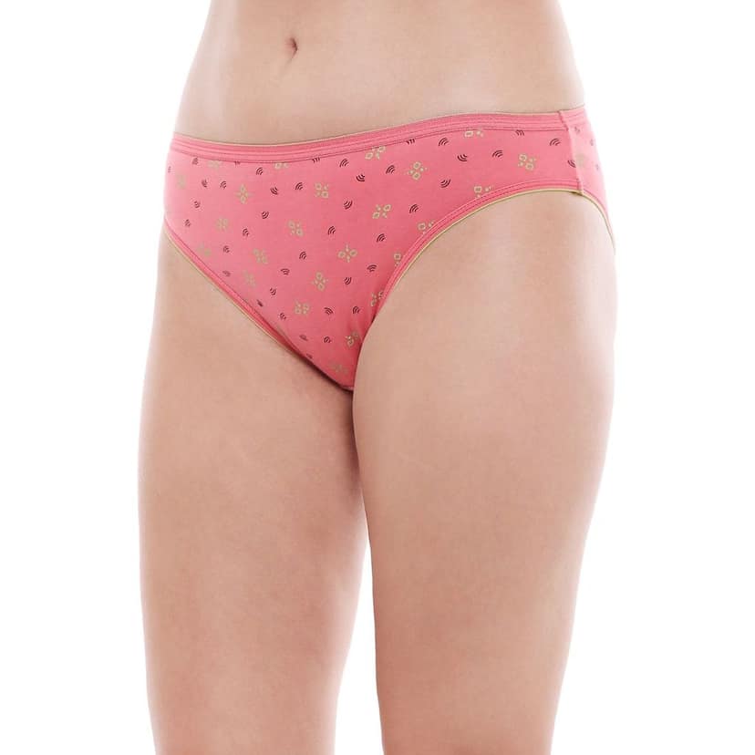 Bodycare women's combed cotton assorted Hipster Panty Pack of 6 ( E5200 ) view 3