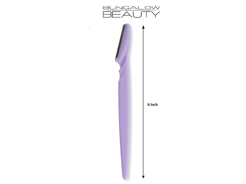 Bungalow Beauty Derma Razor Set, 6 Piece, Lilac, Shape and Remove Hair view 5