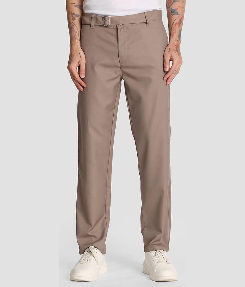 IVOC Relax Men's Chinos - Cream ( Pack of 1 )