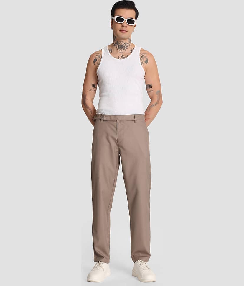 IVOC Relax Men's Chinos - Cream ( Pack of 1 ) view 5