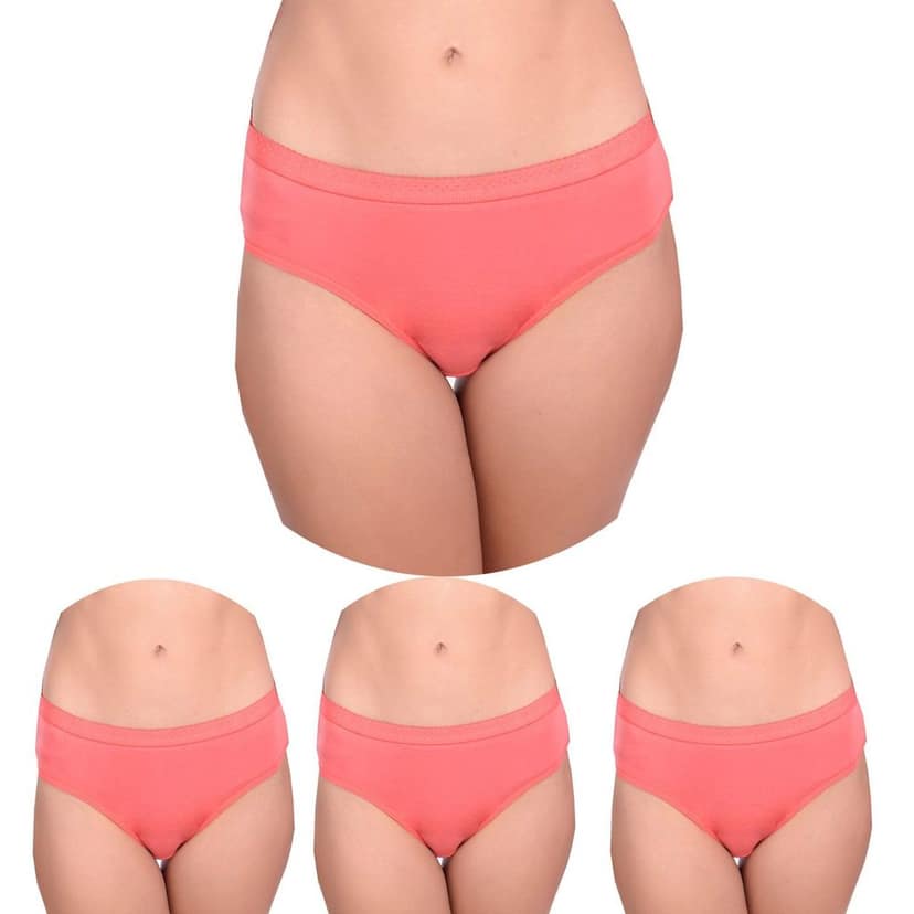 Cotton Full Coverage Hipster Panties Pack 4 view 4
