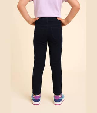 Arshia Fashions Girls Denim Jeans ( Pack of 1 , Black )