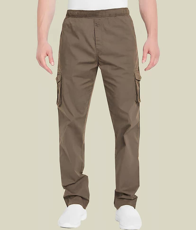 Reoutlook Regular Flat Men's Cargos - Grey ( Pack of 1 )