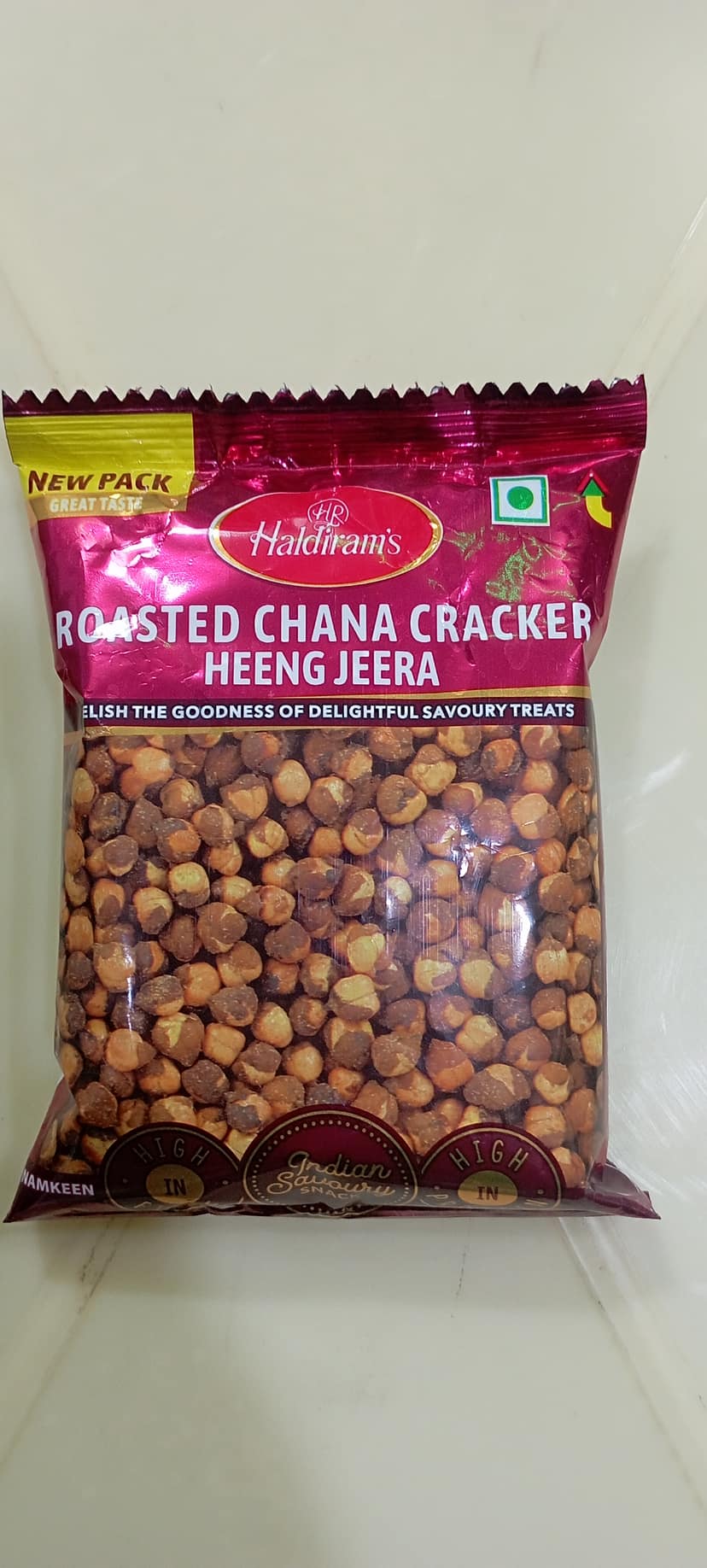 Haldiram's Roasted chana cracker Heeng jeera 42g