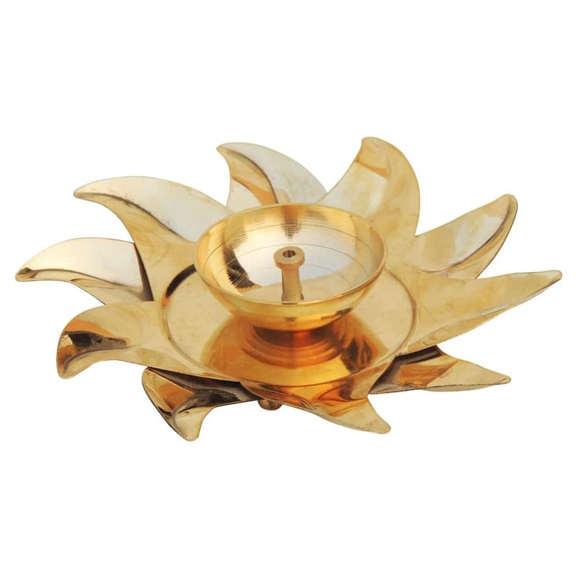 Brass Surya Deepak No. 3 (ZMAS490 C) view 2